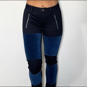 Guess Velvet Panel Skinny Jeans Size 27